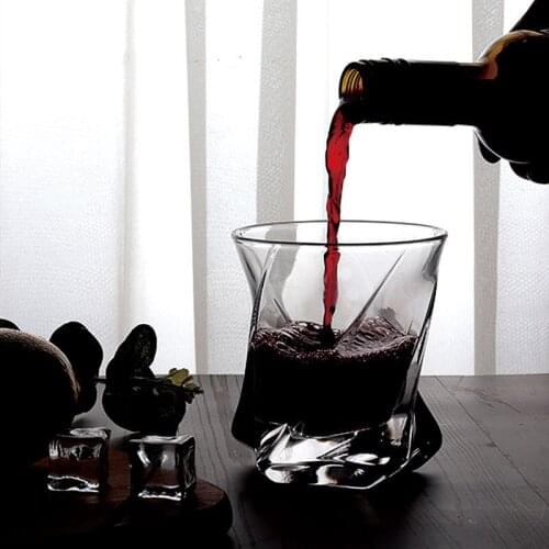 Set of 2-high quality transparent whiskey glass party club wine glass drinkware cup GLA-1609