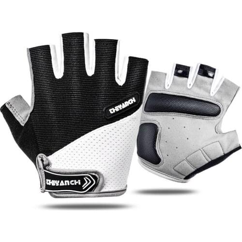 MTB Anti-slip Anti-sweat Sport Fitness Outdoor Half Finger Gloves Breathable Anti-shock Gloves High-Impact Bike Bicycle Glove