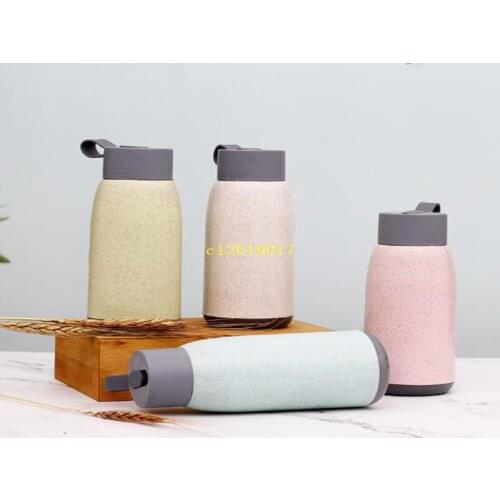 Portable environmental protection cup leakage proof double layer heat insulation handy cup gift cup