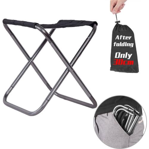 Folding Fishing Chair Quality Lightweight Camping Picnic Chair Foldable Aluminum Alloy Hiking Stool Portable Outdoor Furniture
