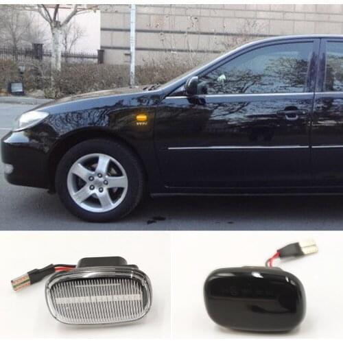 For Toyota Corolla RAV4 Prius Yaris Camry Vios Hilux Allex Avensis Celica Supra Mk4 Led Dynamic Side Marker Turn Signal Lights