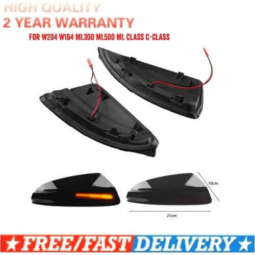 LED Dynamic Turn Signal Light for Mercedes Benz C Class W204 S204 2007-2014 C300 Viano Vito W639 Side Mirror Indicator Blinker