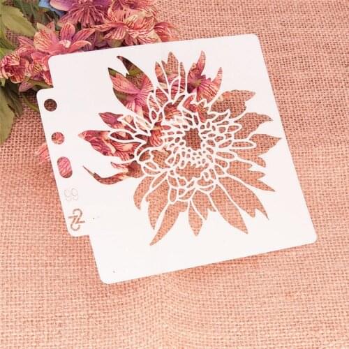 14.1*13CM morning shield DIY cake scrapbook stencils hollow Embellishments printing lace ruler Valentines Day Cover template