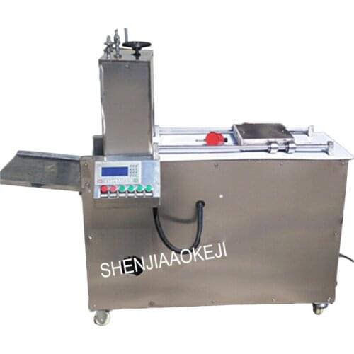 TZ-A2 mutton full automatic meat slicer steak cutting machine beef Frozen meat lamb beef cutting machine 220V 1PC