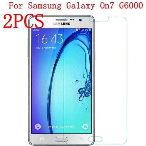 2PCS Tempered Glass For Samsung Galaxy On7 G6000 Screen Protector protective film For Samsung Galaxy On7 G6000 glass
