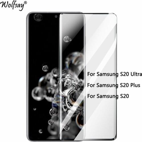 Full Curved Edge Tempered Glass For Samsung Galaxy S20 Ultra Screen Protector For Samsung S20 Plus Glass For Samsung S20 Glass