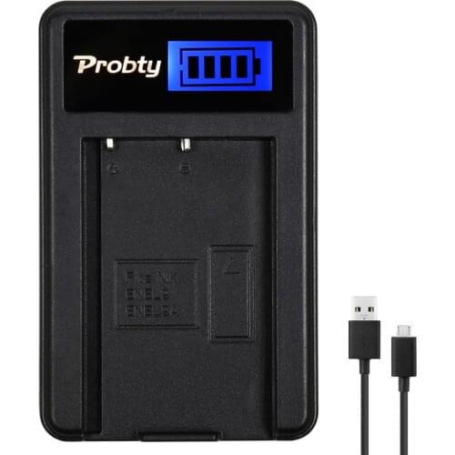 PROBTY EN-EL9 EN EL9 EL9 LCD USB Camera Charger For Nikon D60 D40 D40X D5000 D3000 DSLR-D40 DSLR-D40A DSLR-D40C DSLR-D40X