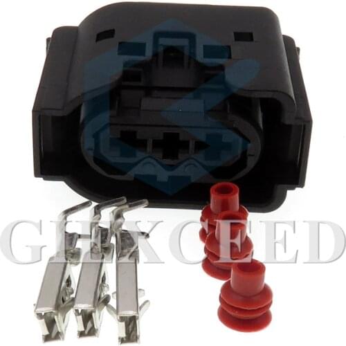 1 Set 3 Pin Electrical Waterproof Automotive Connector For Cars Auto Wiring Harness Socket