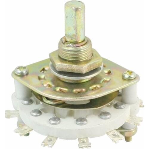 1PCS Plastic Knob Single Deck Rotary Switch 1P6T/1P7T/1P8T/1P9T/1P10T/1P11T/2P3T/2P4T2P5T//3P3T