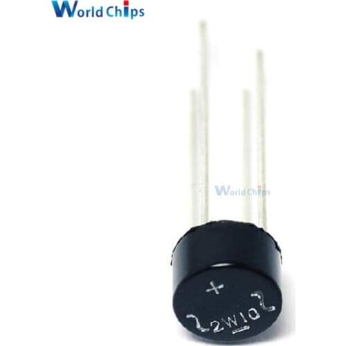 10PCS/Lot New 2W10 2A 1000V Diode Bridge Rectifier