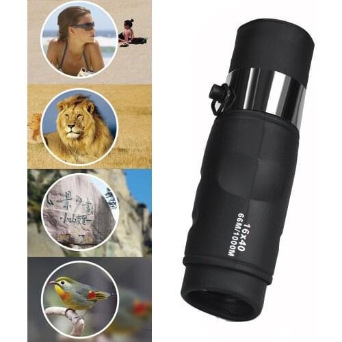 16x40 Waterproof Mini Portable Military Scope High Definition Monocular Telescope For Travel Hunting Outdoor Telescope #PY