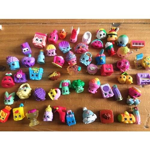 30 PCS/lot Many Styles Daily Miniature Shopping Fruit Dolls Figures Kids Christmas Gift Playing Shop Family Toys Mixed Seasons