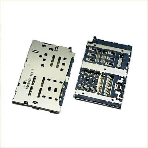 5X Micro Nano Dual SIM LG G6 G600 H870 SD Card Socket Holder Adapter Slot Tray Connector Motherboard PCB Board Panel Flex Cable