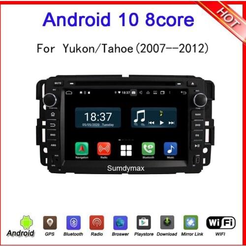 7inch touch screen android 9.0 car dvd player for Acadia Enclave Yukon Acadia Tahoe car multimedia gps glonass wifi USB DSP