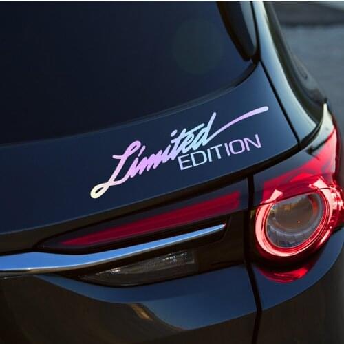 Car Sticker 16*3.8cm LIMITED EDITION Vinyl jdm Sticker On Auto Car Stickers and Decal Window Creative Decal Car-styling