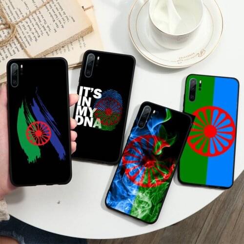 Gypsy Aromanian Romany Romani Roma Flag Phone Cases For Huawei P40 P20 P30 lite Pro P Smart 2019 Mate 40 20 10 Lite Pro Nova 5t