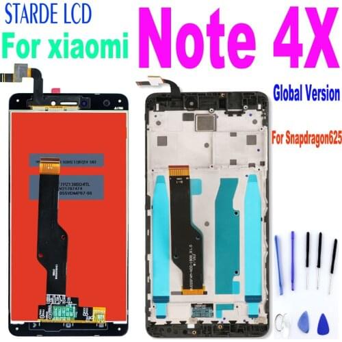 For xiaomi Redmi note 4x Display Snapdragon 625 LCD Display Touch Screen For Redmi Note4X Note 4 Global Version LCD Replacement