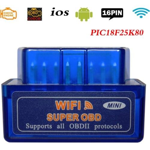 Elm327 Wifi For iphone Adapter Auto Diagnostic-Tool Obd2 Car Diagnostics Scanner Elm 327 Wi-fi Wireless Elm-327 Obdii Scanner
