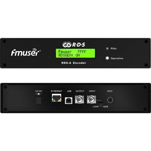 FMUSER 100W/150W 150watts Radio Broadcast FM Transmitter + RDS encoder with TA MPX in RDS OUT