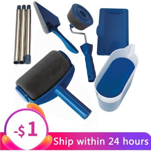 Hot Multi-function DIY Paint Brush Roller Brush Handle Tool Household Corner Brush Home Office Room Wall Multifunctional