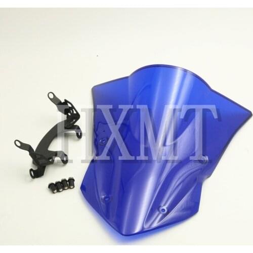 HotSale For Kawasaki Ninja Z900 Z 900 2017 2018 2019 2020 Blue Motorcycle Bike Windshield WindScreen Double Bubble