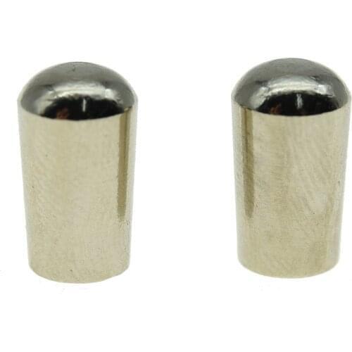 KAISH 2pc Metric M3.5 METAL LP Guitar Toggle Switch Tip Nickel 3 Way Switch Knob for LP