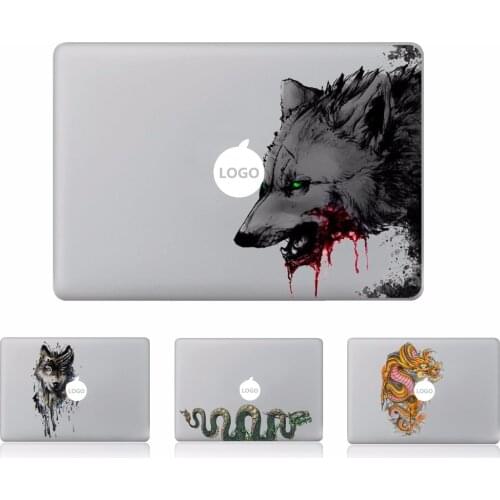 Domineering animals Mans favorite Vinyl Decal Laptop Sticker for macbook Pro Air 13 inch Cartoon laptop Skin shell for macbook