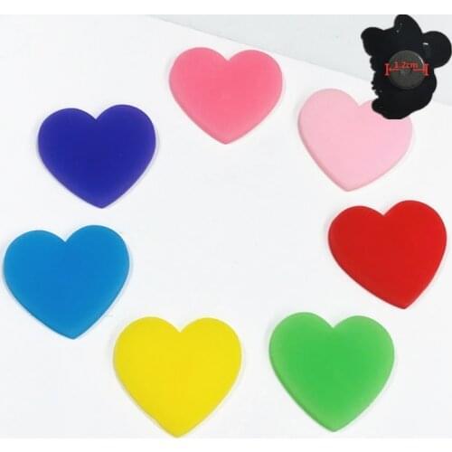 1PCS PVC Cute Cartoon Fridge Magnets Kawaii Colourful Heart Refrigerator Magnetic Sticker Kids Gifts Stationery Toy Note Sticker