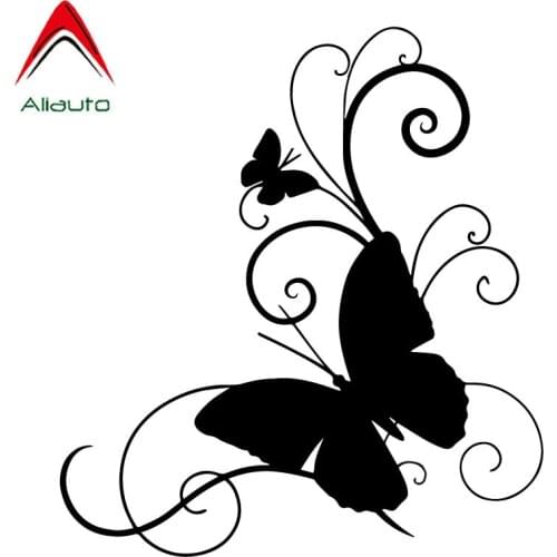 Aliauto Cartoon Car Sticker Beautiful Butterfly Auto Styling Cover Scratch Vinyl Decal for Kia Rio Opel Astra Hyundai,15cm*14cm