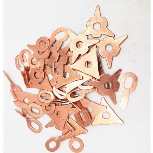 50Pcs Stud Welding Kit Straight Twisted Triangle Dent Pulling Rings Tri Hook Washer Round Star Pad Spotter Starter Kit Welder