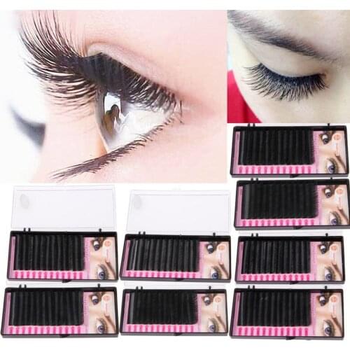 Faux Mink Individual Eyelash Lashes for Professional Soft Mink Eyelash Extension Supplies Grafted False Eyelashes Maquillaje