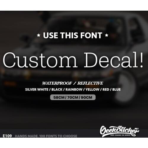 Website Decals Custom Website Sticker Company Name Decals Windshield Decals Car Truck Window Custom Stickers Windshield Decal