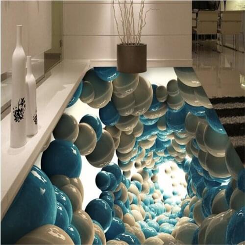 Beibehang Custom Nonwovens Decorative Abstract Fantastic Sticker Wallpaper 3D Floor Wall Floor HD Template