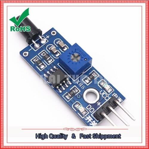 Blue board Flame sensor module Fire source detection module Infrared receiver module (3-wire) board