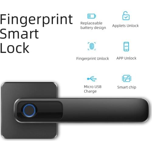 Fingerprint Bluetooth APP Remote Control Access Control Door Lock
