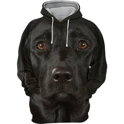 2021 New 3D Full body print Pet hoodie Funny dog hoodies Men\\women adult childrens Cute dog pattern tops European size