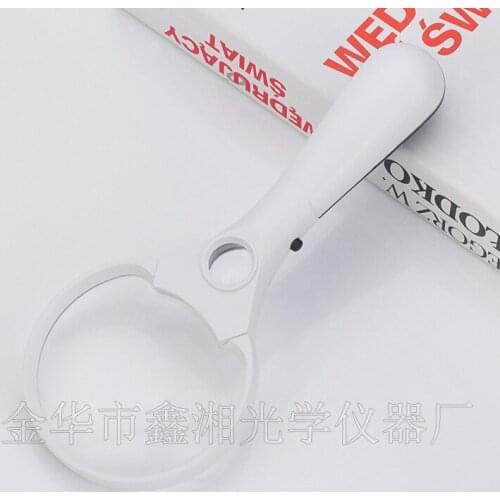 3X 4.5X 25X 82mm LED Illuminated Toy Gift Handheld Children Insect Viewer Reading Magnifier Office Magnifying Glass for Old Man