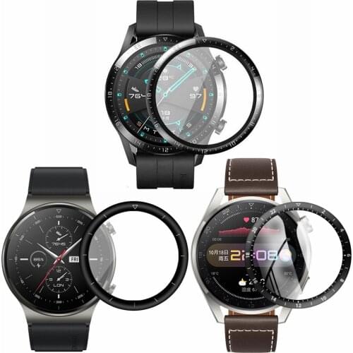 3D Curved Soft Edge Protective Film Cover Protection For Huawei GT 2 Pro Watch GT2 Smartwatch Full Display Screen Protector Case