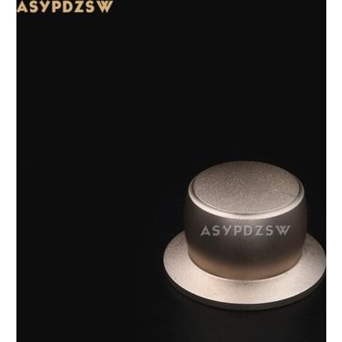 1 PCS Aluminum Hat shape Matte Golden 38*28*22 Power amplifier/DAC/Preamplifier Volume potentiometer knob