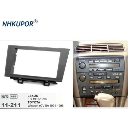 11-211 Car Radio Fascia for TOYOTA Windom (CV10) 1991-1996 / LEXUS ES Stereo Dash CD Trim Installation Frame Kit