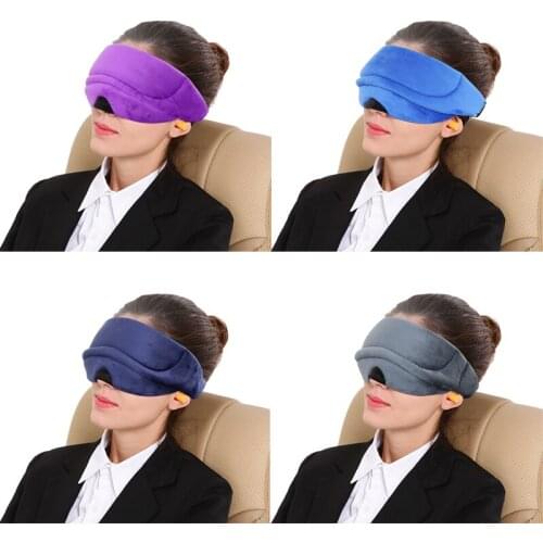 3D Ultra-soft Eyeshade Travel Sleeping Night Sleep Eye Mask Rest Aid Cover EyePatch Shade Cover Blindfold Bandage For Sleep