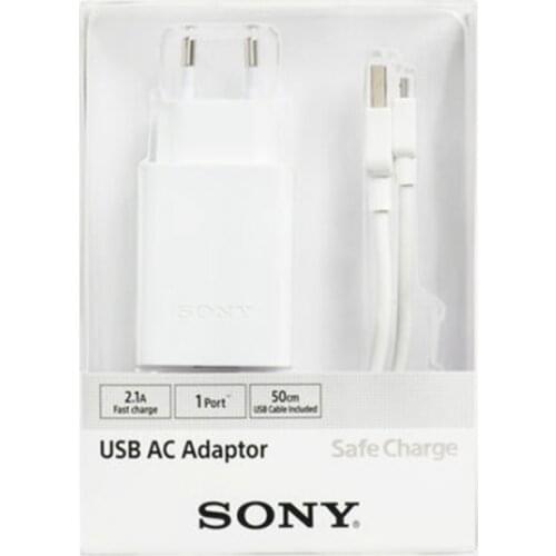 5PC-Sony Adapter plus Cable CP-AD2A/WCAB AC/USB connection A-B, 50cm Cable