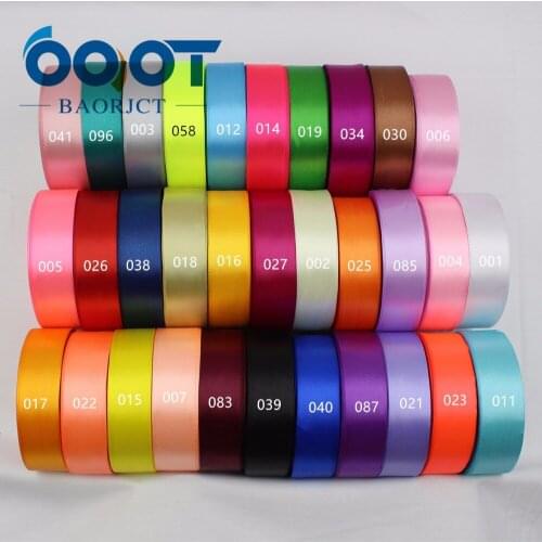 A-166925 , 25MM 32 color can choose 25 Yards Silk Satin Ribbon , Wedding decorative ribbons, gift wrap, DIY handmade materials