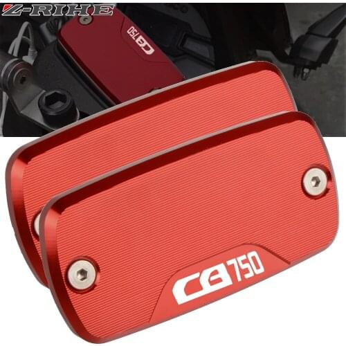FOR HONDA CB750 1993-1996 1995 Motorcycle Accessories Part Fluid Reservoir Cap Motorbike front brake moto CNC Aluminum with LOGO