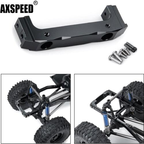 AXSPEED 1pc Metal RC Rear Bumper Mount for Axial SCX10 II 90046 1/10 RC Crawler Car Upgrade Parts #B