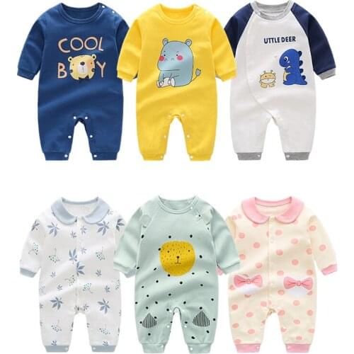 Andy Papa Baby New Come Rompers Cotton Long Sleeve Jumpsuit For Toddler Girls Boys Infants Newborns O-neck Pajamas Bodysuit Robe