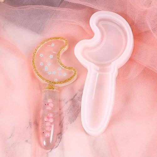DIY Sailor Moon Magic Wand Wings Model UV Epoxy Resin Molds Dream Girl Jewelry Toy Tool Silicone Mold For Making Jewelry