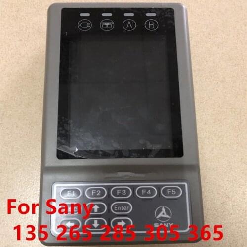 For high quality Sany excavator 135 265 285 305 365 display instrument original brand new high quality excavator accessories