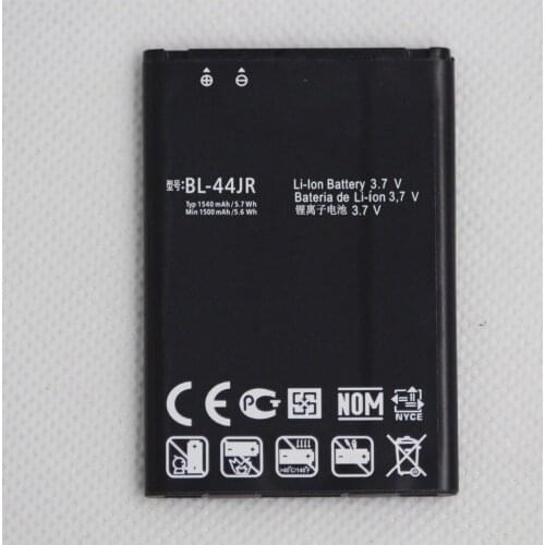 ISUNOO 5pcs/lot BL-44JR Replacement Battery For LG P940 SU540 SU800 D160 L40 BL44JR BL 44JR Mobile phone internal battery