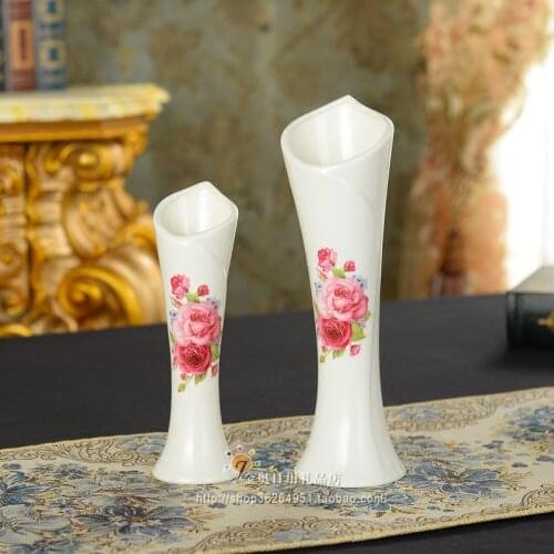 Ceramic Vase Decoration vase flower arrangement Korean garden small fresh water package living room decoration